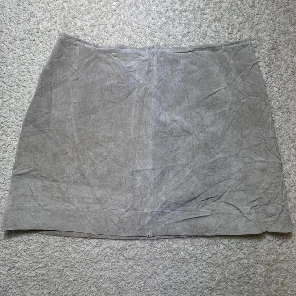 ReMADE by UO Upcycled Suede Mini‎ Skirt S/M NWT